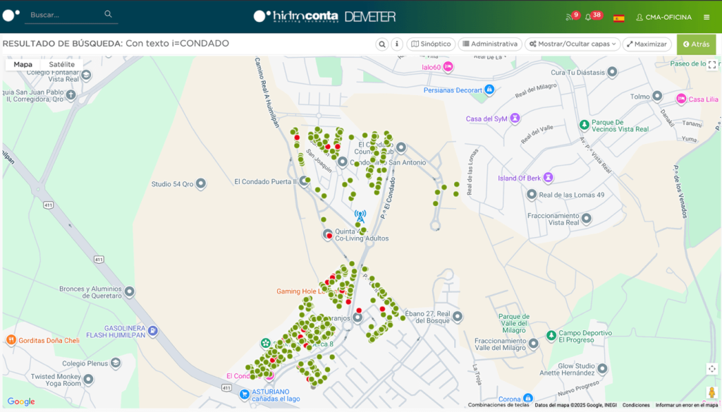 Sectorización de red de agua potable con medidores maestros y dataloggers